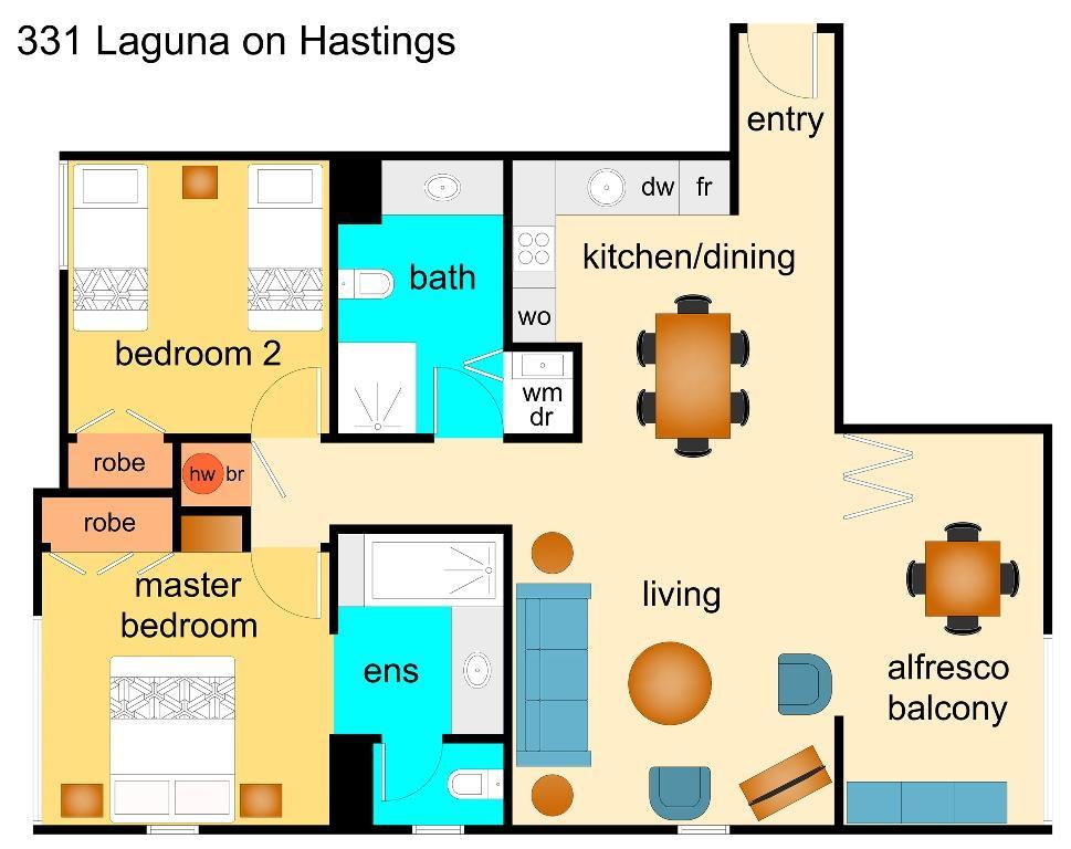 Laguna On Hastings Нуза Хедс Экстерьер фото